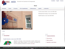Tablet Screenshot of dee-aed.com